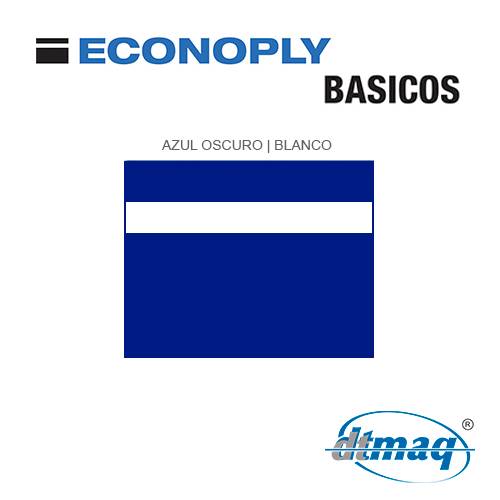 Econoply Básicos, Azul/Blanco, x Tercio