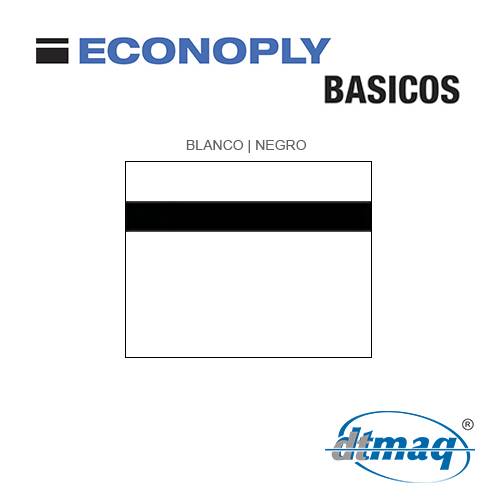 Econoply Básicos, Blanco/Negro, x Plancha