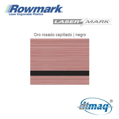 Rowmark LaserMark Oro Rosado/Negro, plancha